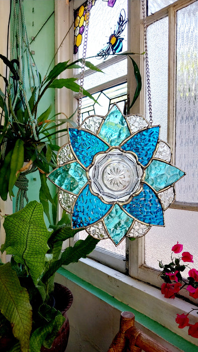 Blue snowflake mandala💙🩵
