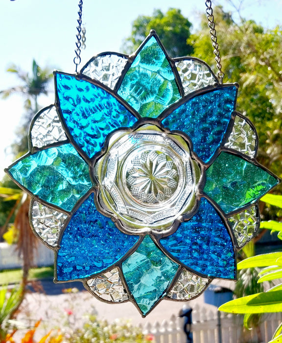 Blue snowflake mandala💙🩵