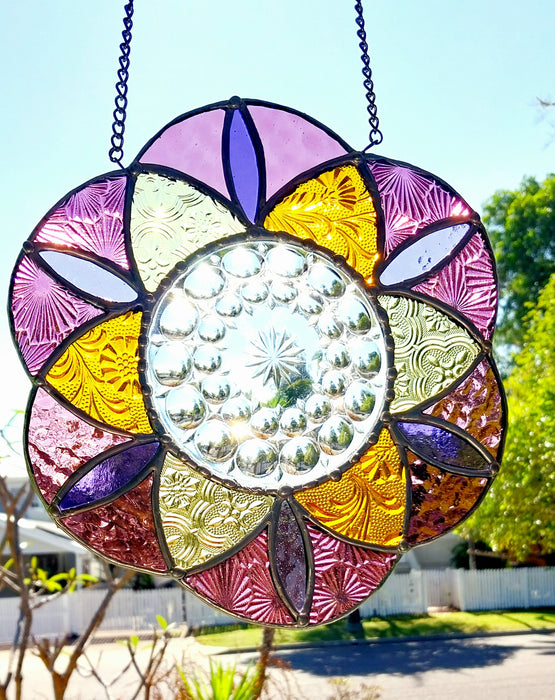 Seed of life Mandala 💜🩷💛