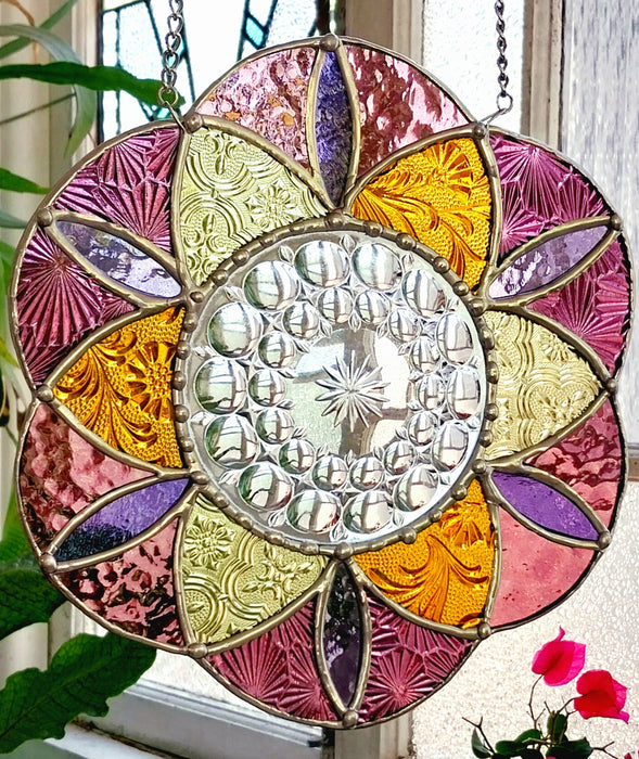 Seed of life Mandala 💜🩷💛