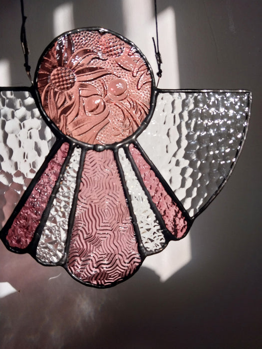 Art deco "Lalique" Flannel flower