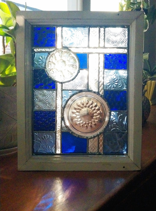 Framed Patchwork Blues🩵💙