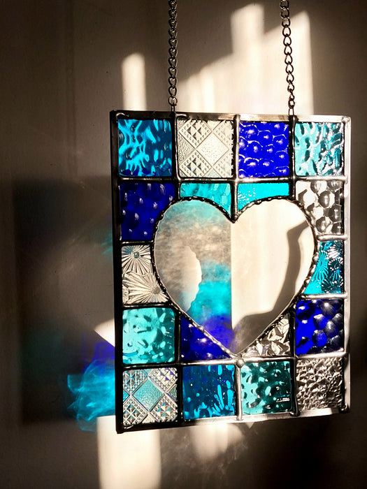 "An open heart" Patchwork 2 Blues