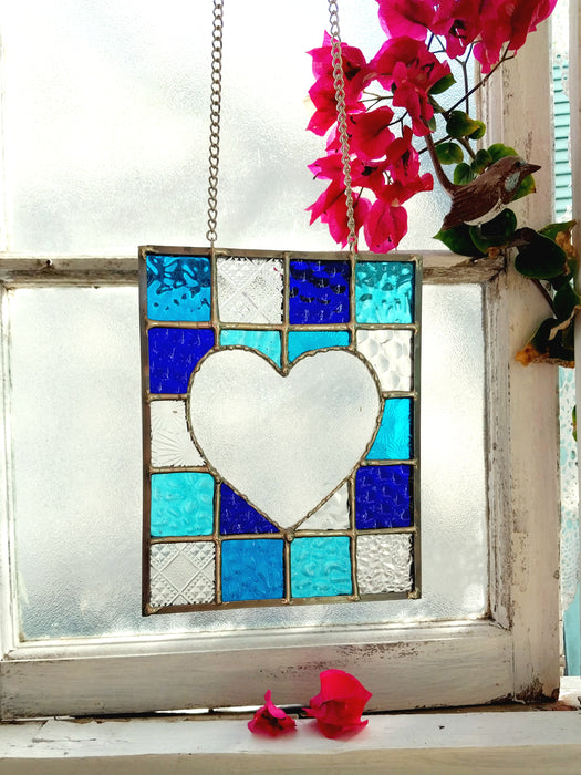 "An open heart" Patchwork 2 Blues