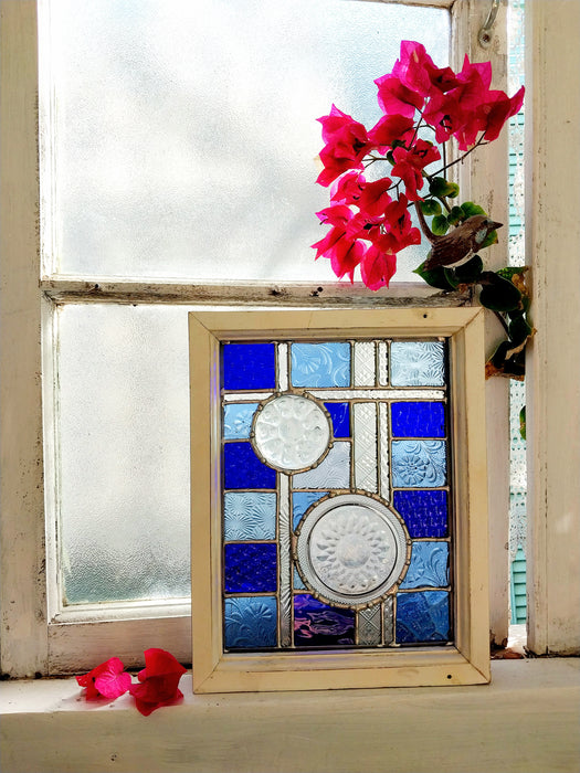 Framed Patchwork Blues🩵💙
