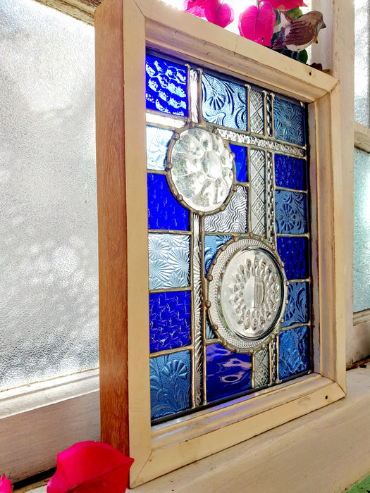 Framed Patchwork Blues🩵💙
