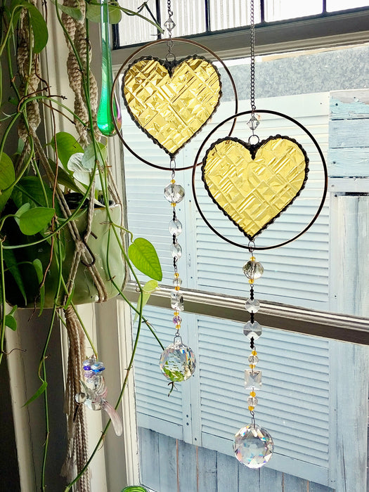 Heart of sparkling sunshine 💛 yellow Abstracto