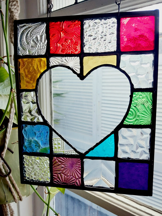 "An open heart" Patchwork 1 Rainbow