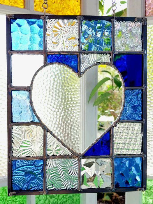"An open heart" Patchwork 2 Blues