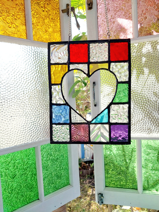 "An open heart" Patchwork 1 Rainbow