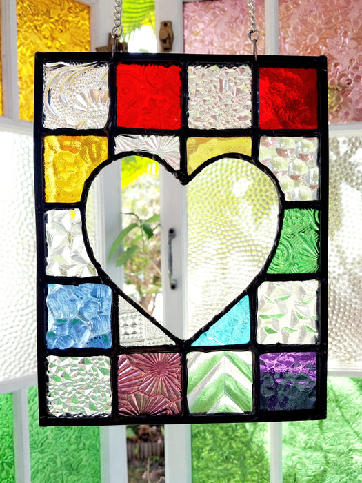 "An open heart" Patchwork 1 Rainbow