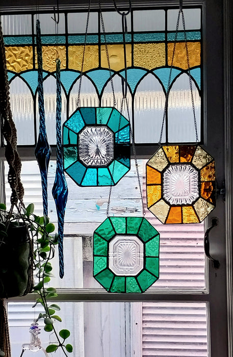 stained glass yellow Sapphire