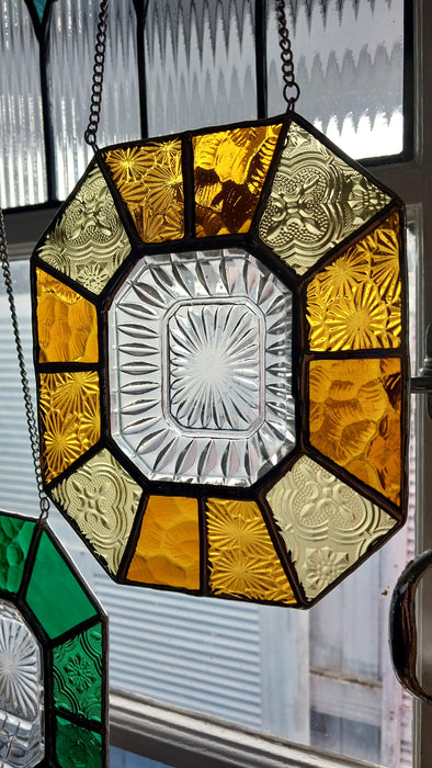 stained glass yellow Sapphire
