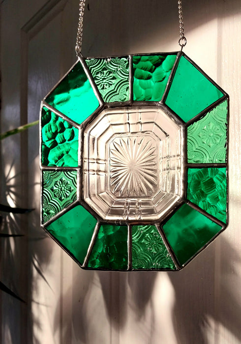 stained glass Emerald