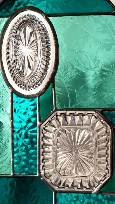 "patchwork in Teal "