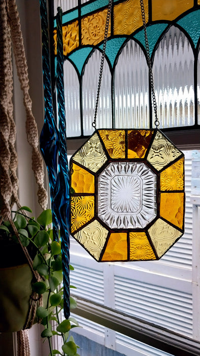 stained glass yellow Sapphire