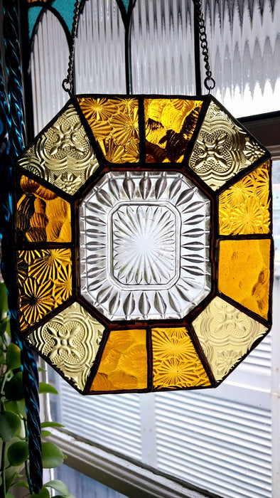 stained glass yellow Sapphire