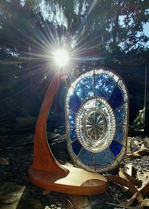 "Vintage sparkles" incl timber stand