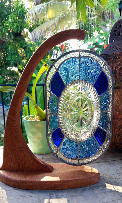 "Vintage sparkles" incl timber stand