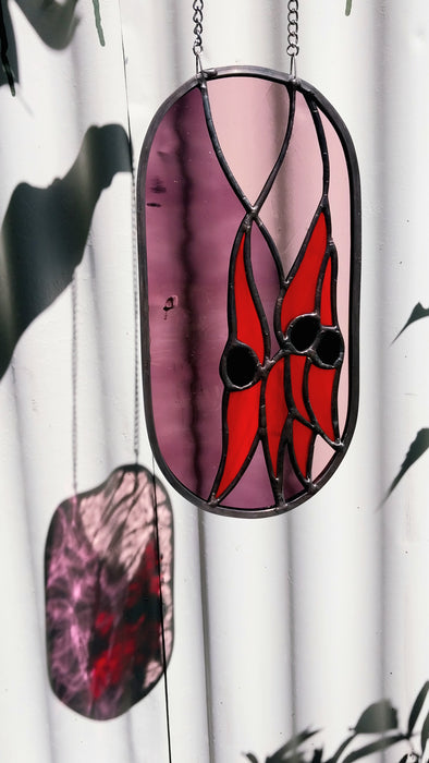 Available Saturday 25 July 3PM AEST Sturt's desert pea at twilight