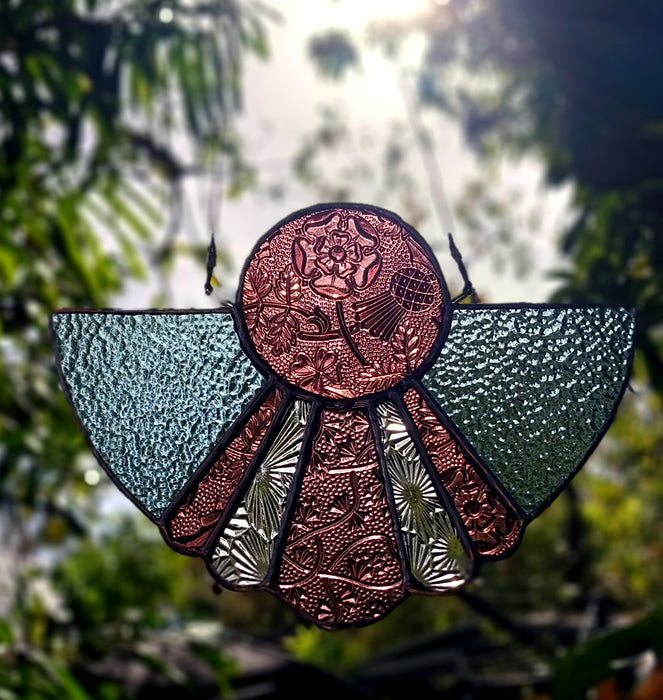 Available Saturday 3pm AEST.       Art deco "Lalique" English Rose