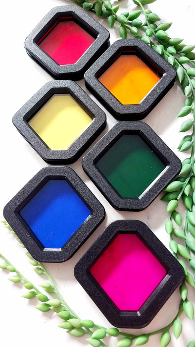 Screen mosaics.                    Diamond Dazzler's Rainbow.